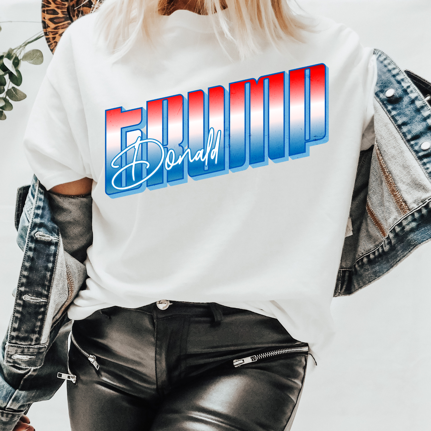 90's Gradient Donald Trump Graphic Tee