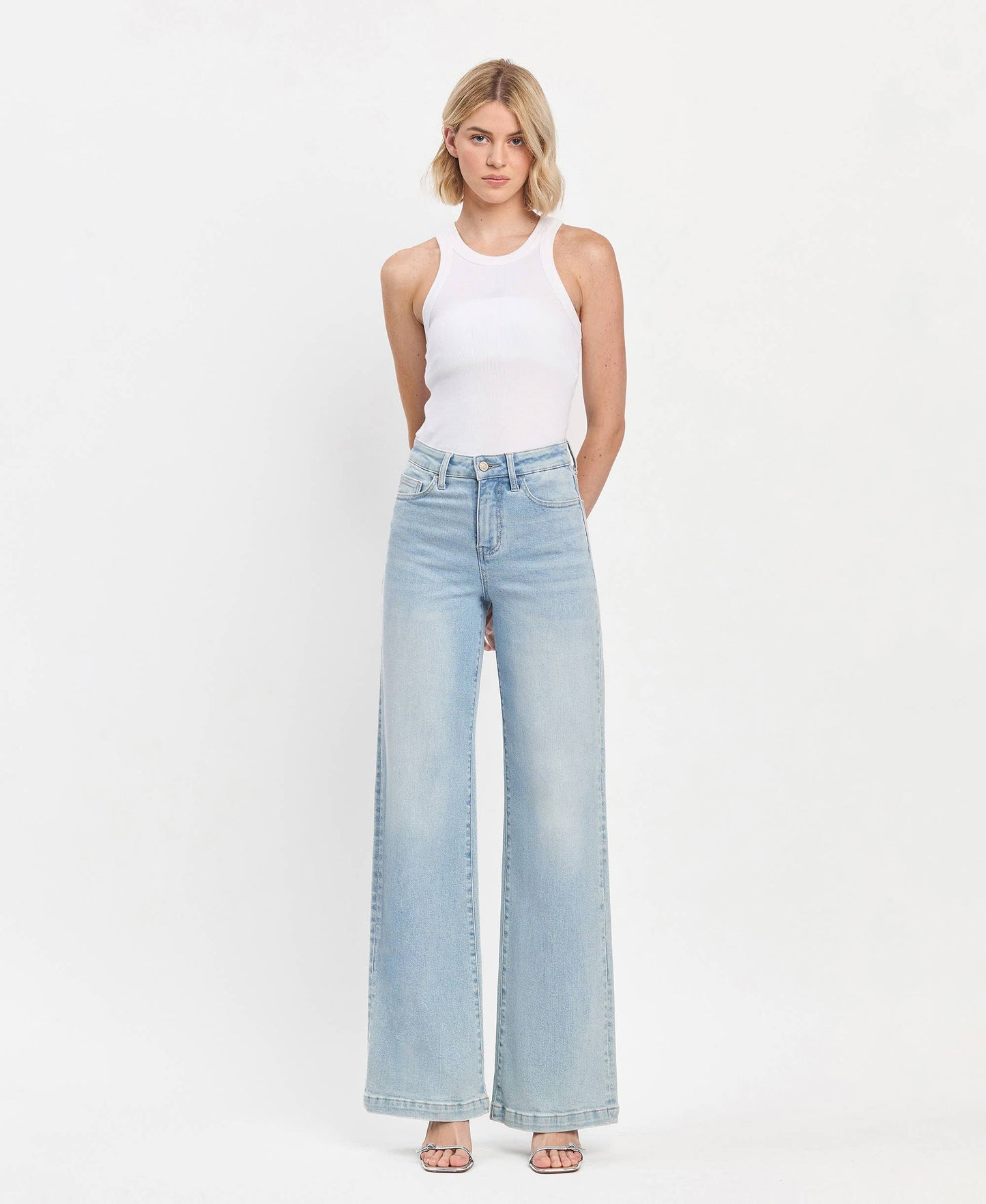 Full Length Wide Leg Jeans