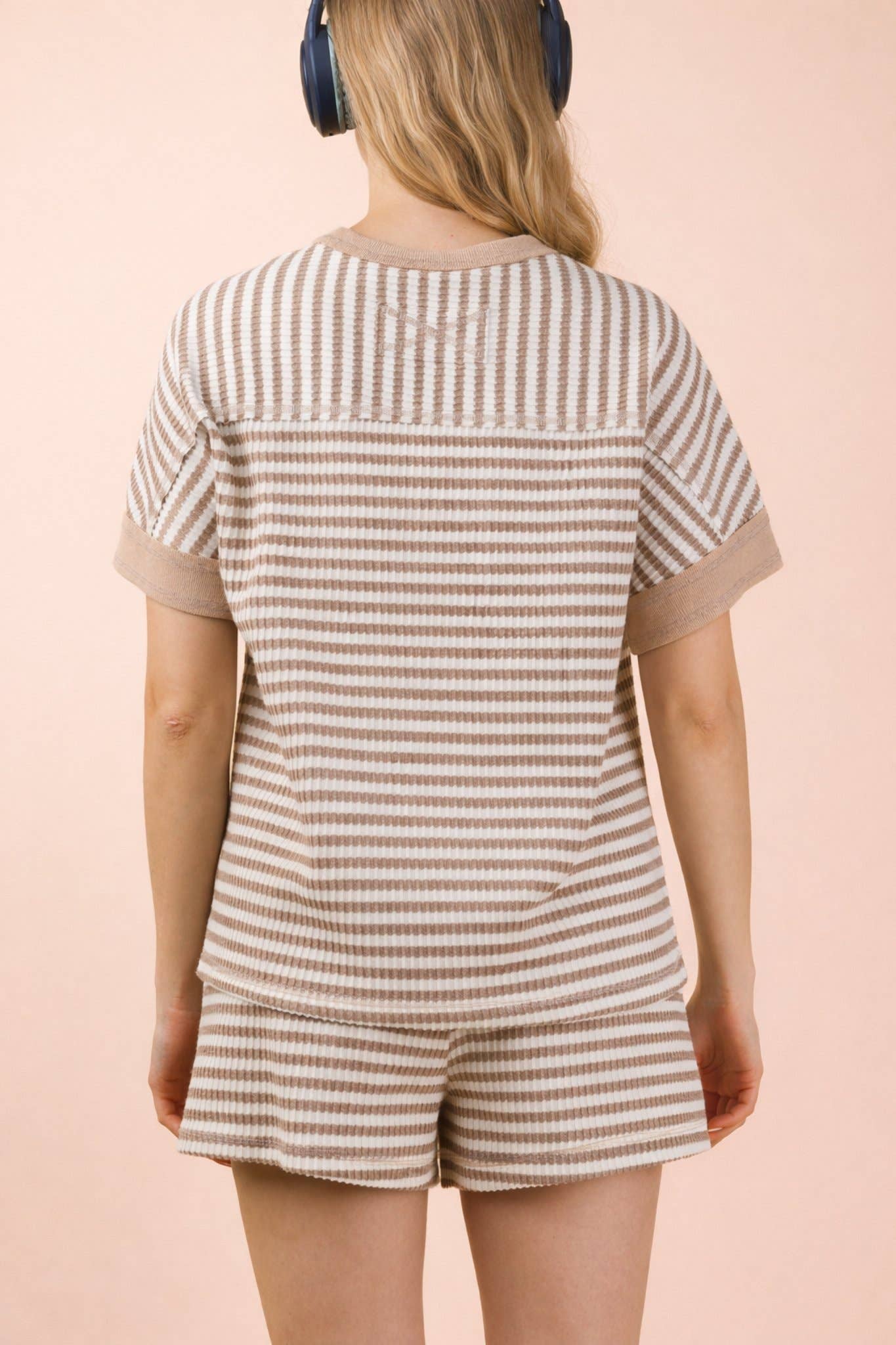 Striped Comfy Knit Set