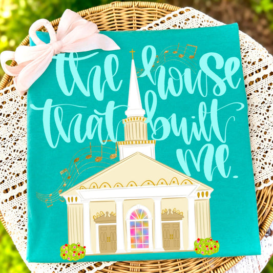 The House that Built Me Faith Comfort Colors Graphic Tee
