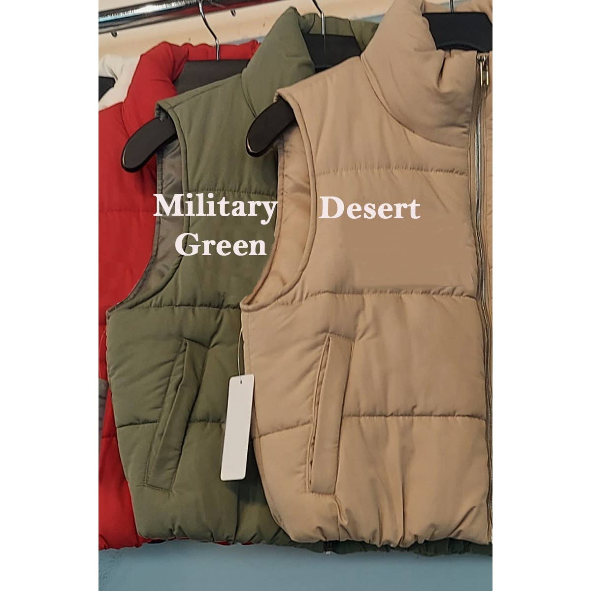 Outerwear Vest Red