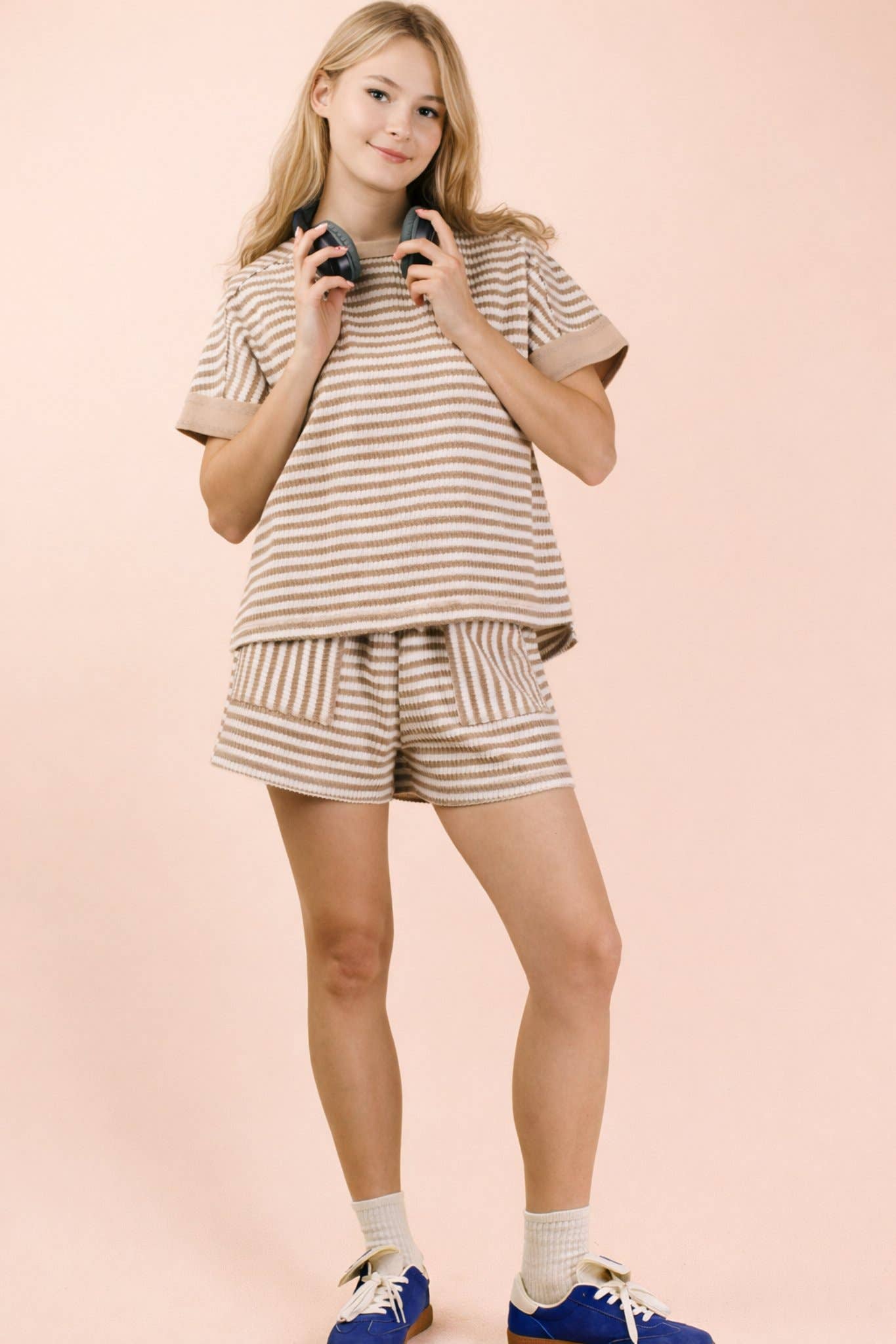 Striped Comfy Knit Set