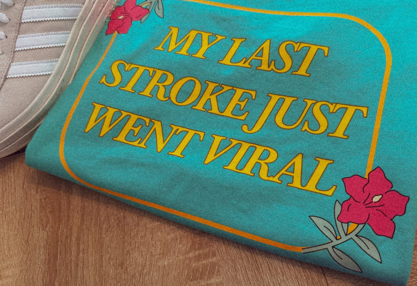 My Last Stroke Golf Comfort Colors Graphic Tee