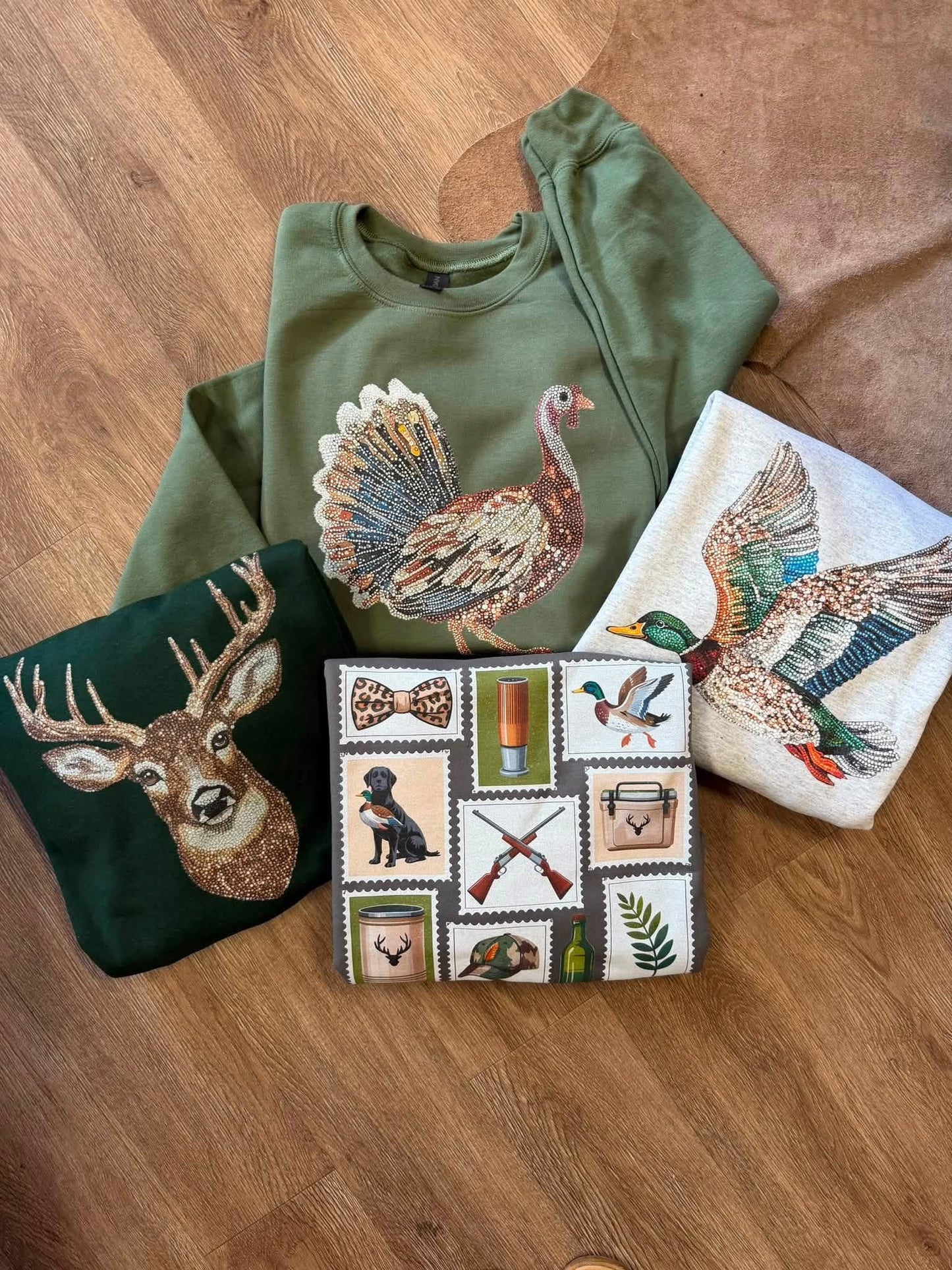 Hunting Collage Sweatshirt