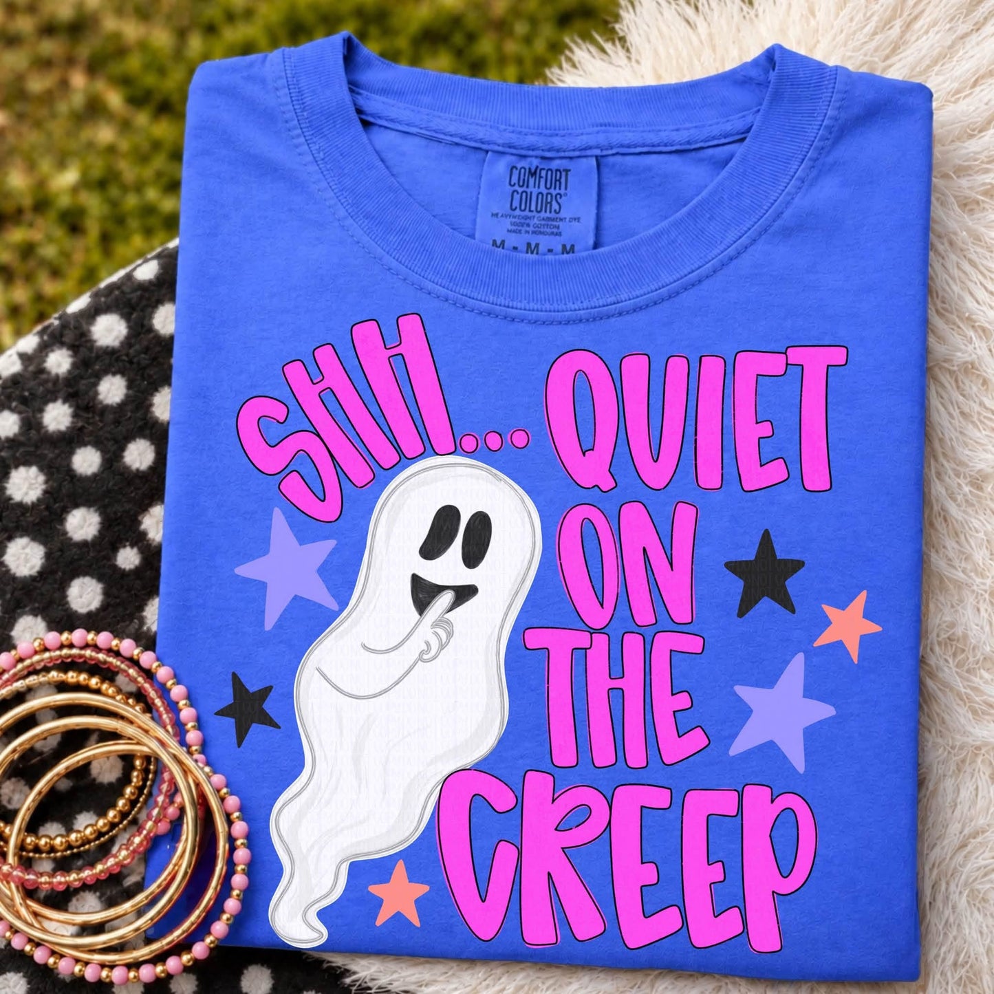 Quiet on the Creep Halloween Comfort Colors Graphic Tee