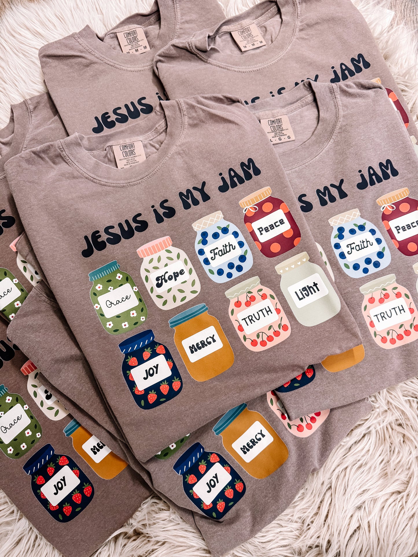 Jesus is my Jam Faith Comfort Colors Graphic Tee