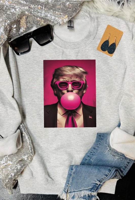 Bubblegum Trump Crewneck