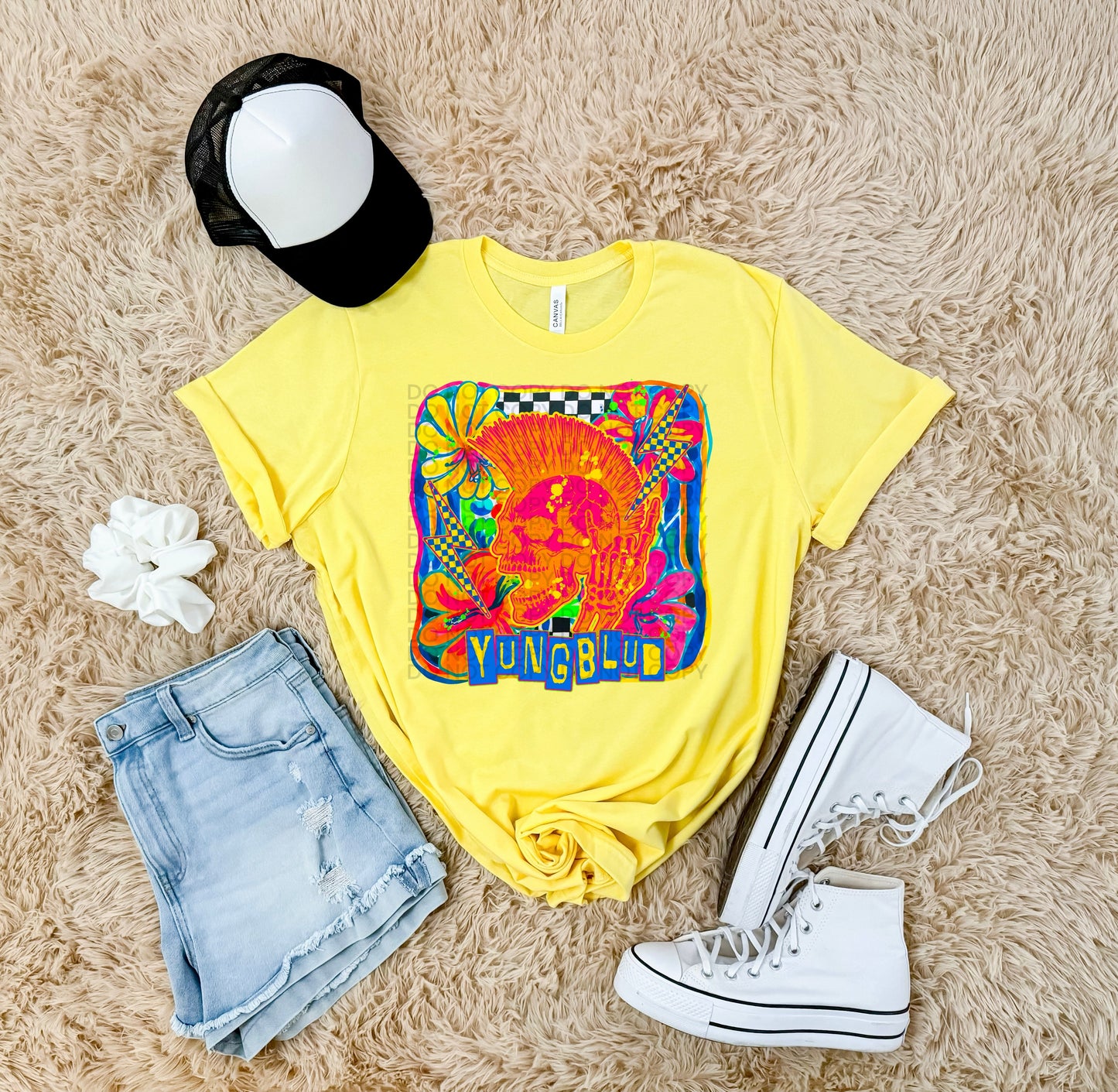 Neon Yung Comfort Colors Graphic Tee