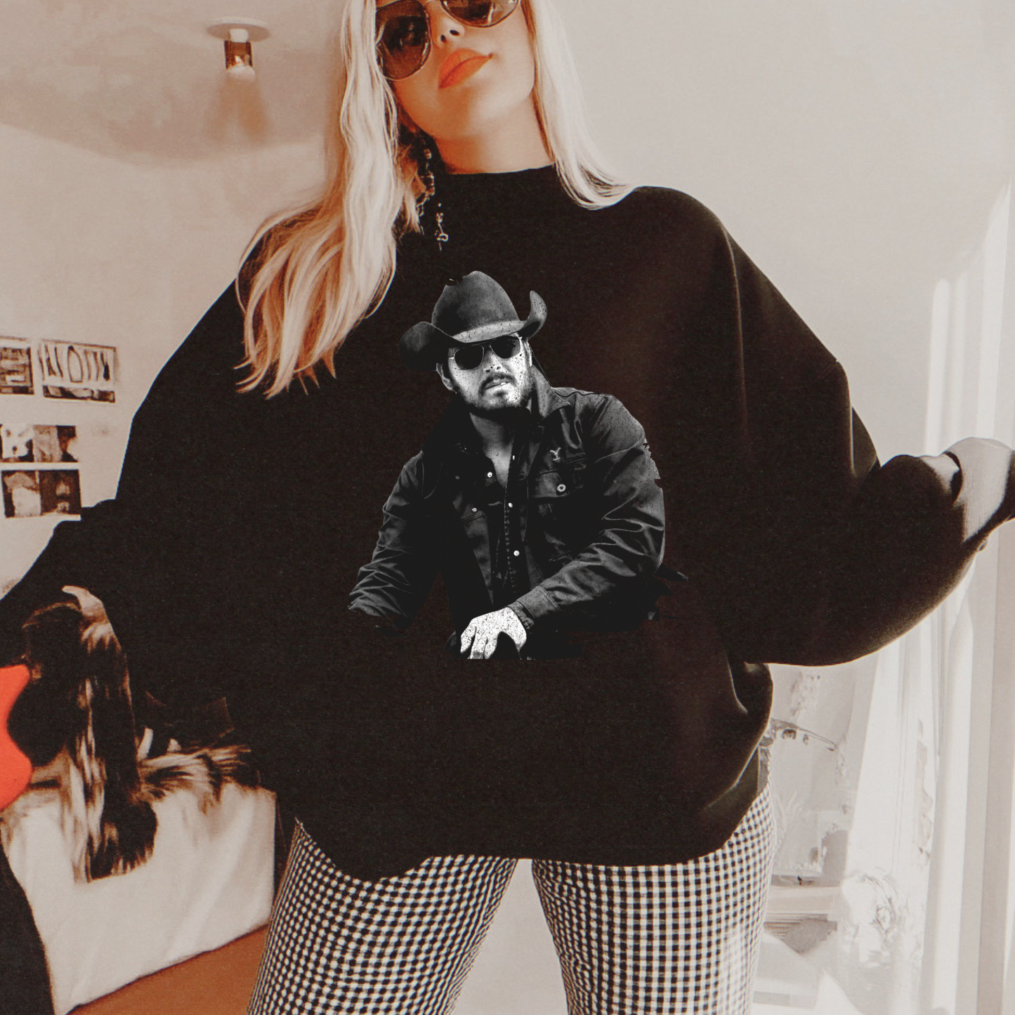 RIP Half Toned Silhouette Sweatshirt