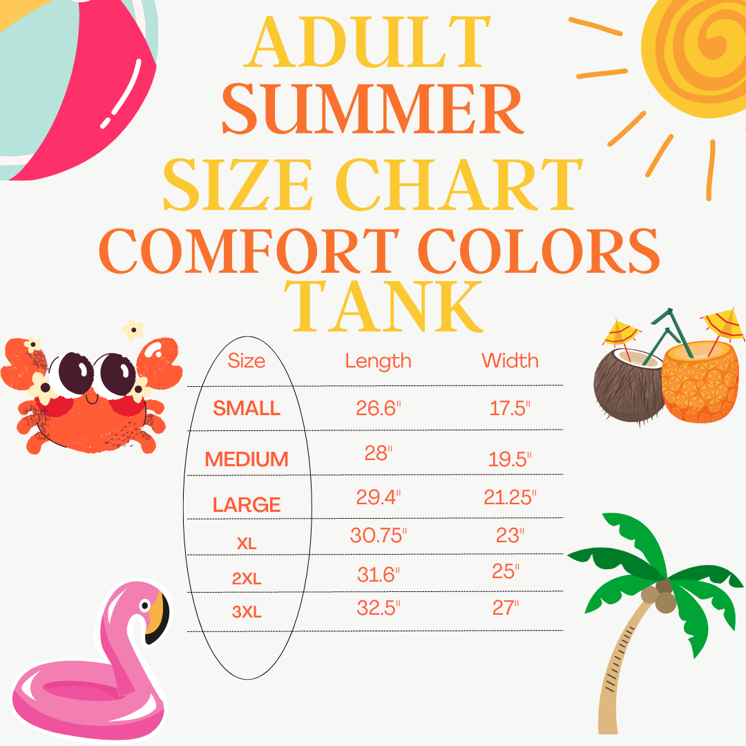 Lake Bum Comfort Colors Tank Top