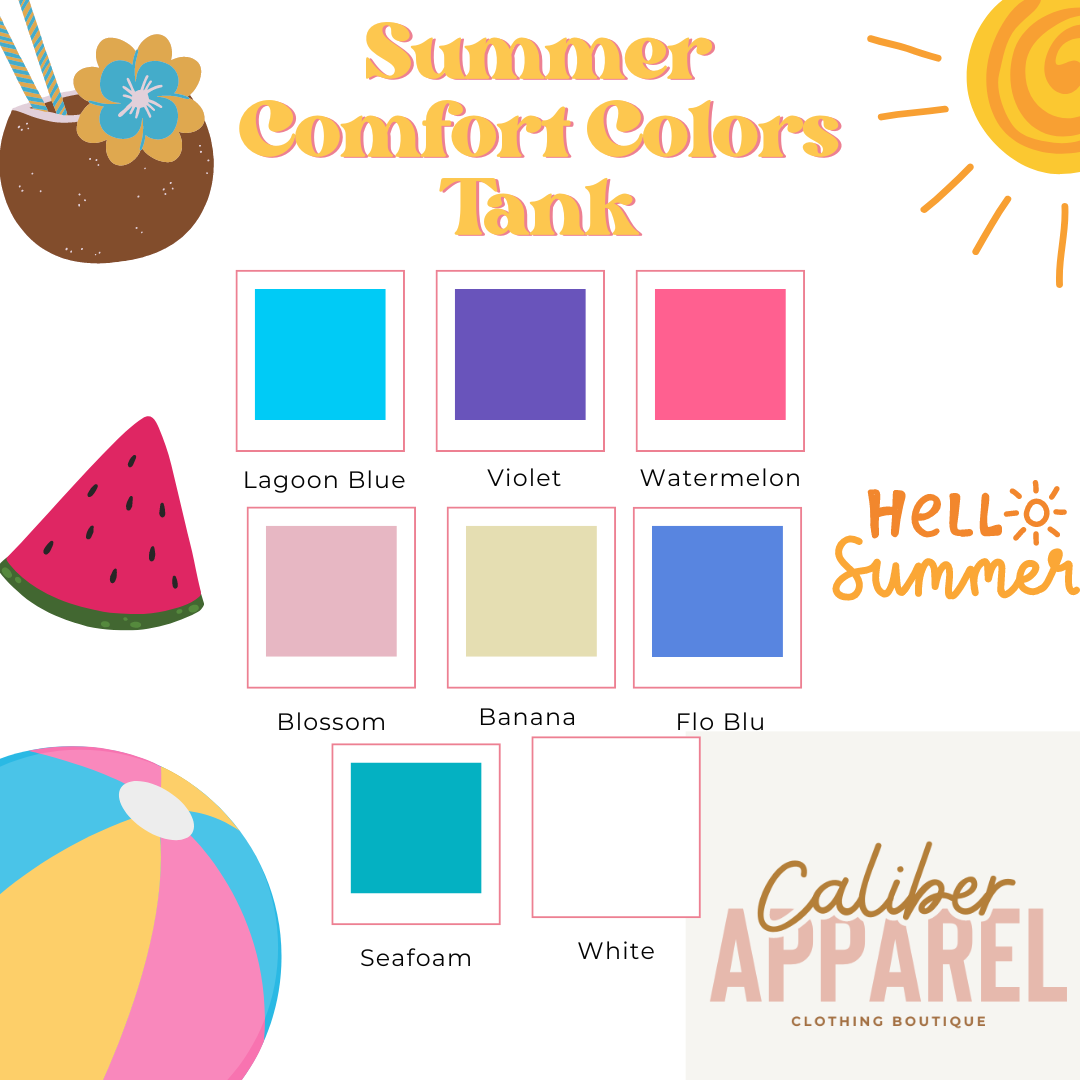 Lake Bum Comfort Colors Tank Top