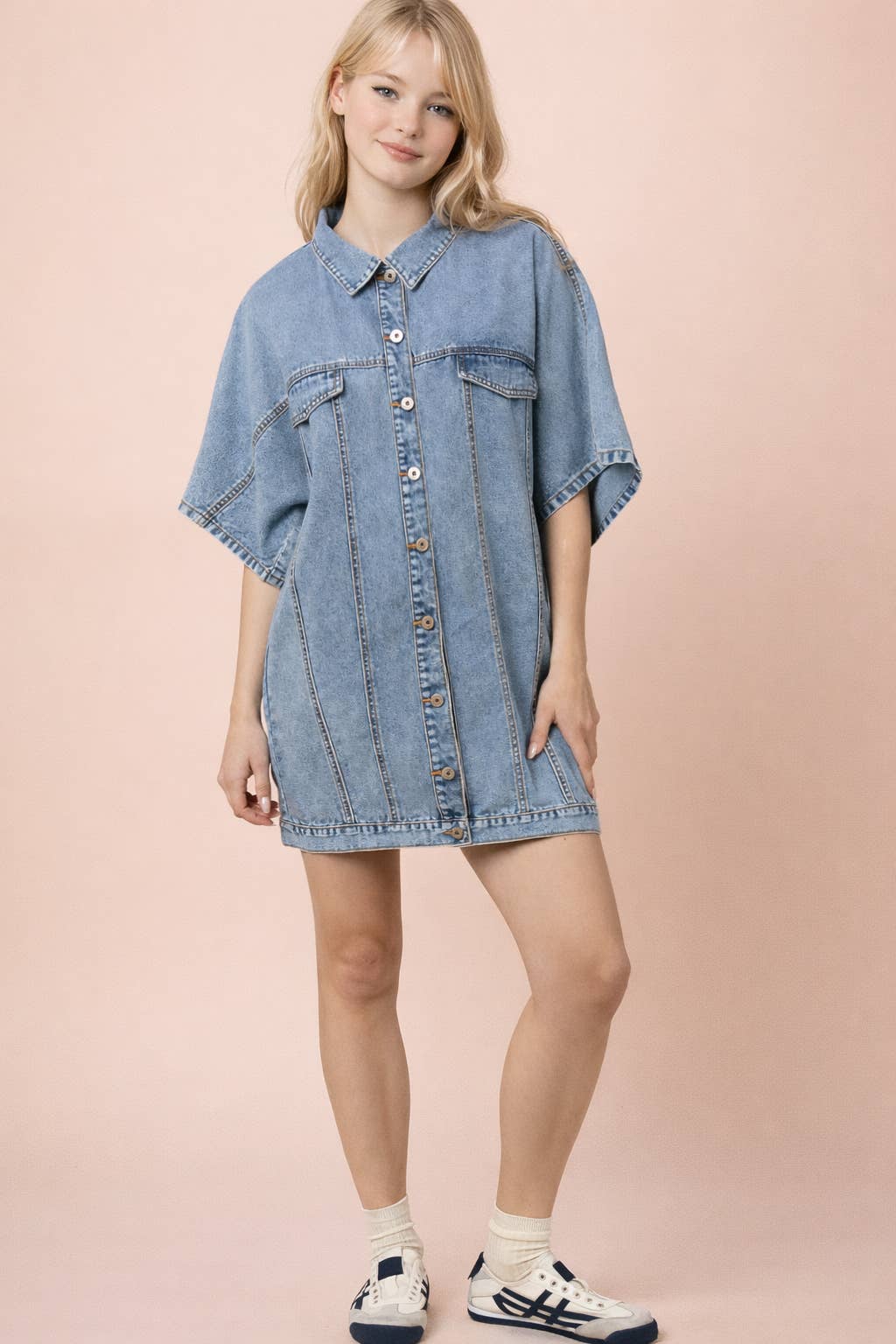 Denim Shirt Dress