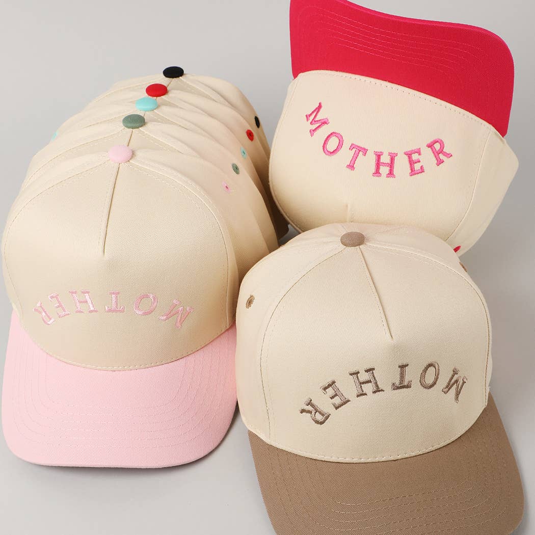 MOTHER Embroidery Cap Black