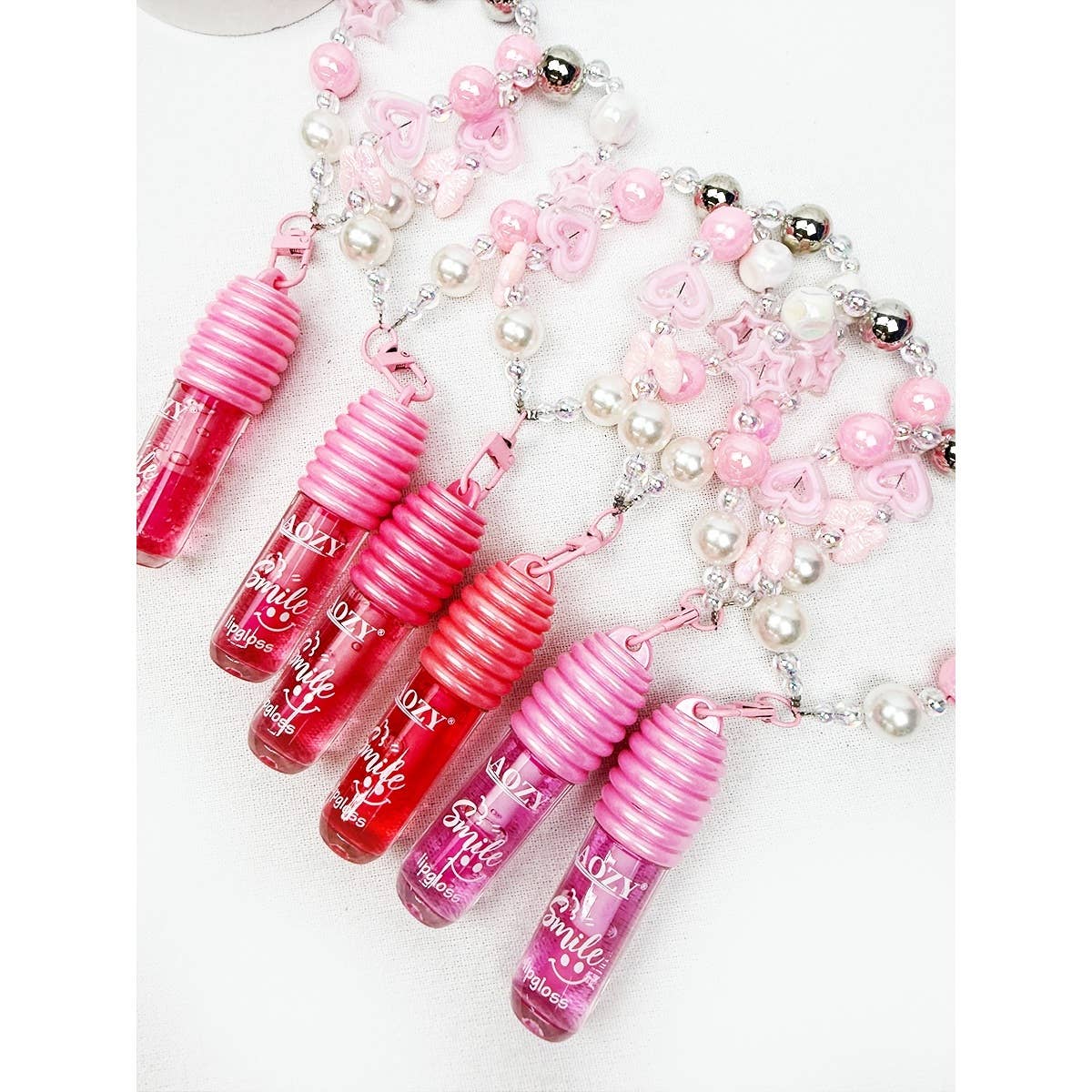 Adorable Honey Lip Gloss with Charms: MIX COLOR / ONE(24)