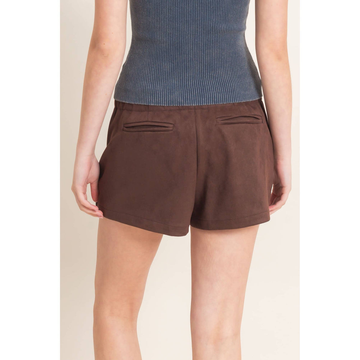 Suede Skort