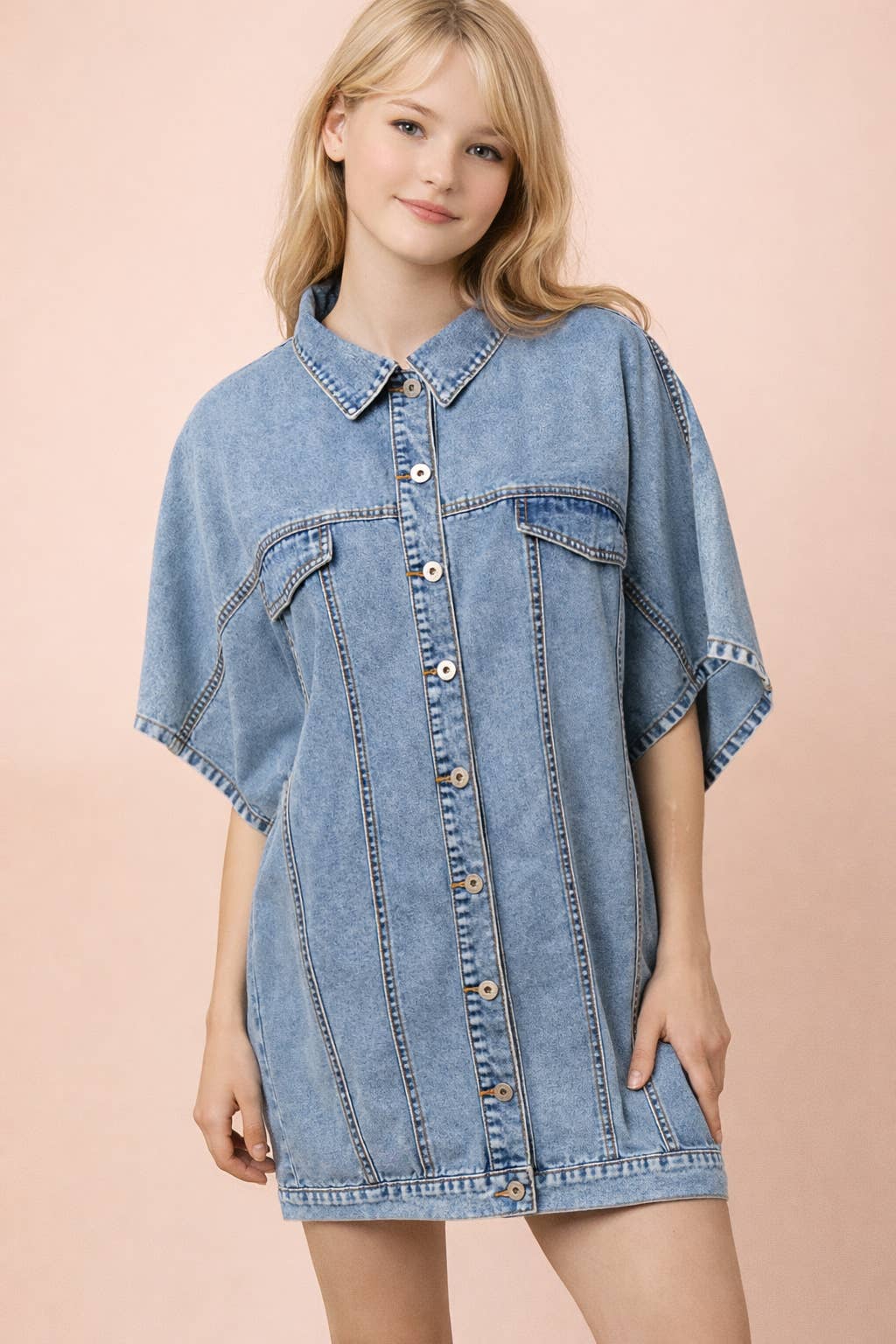 Denim Shirt Dress