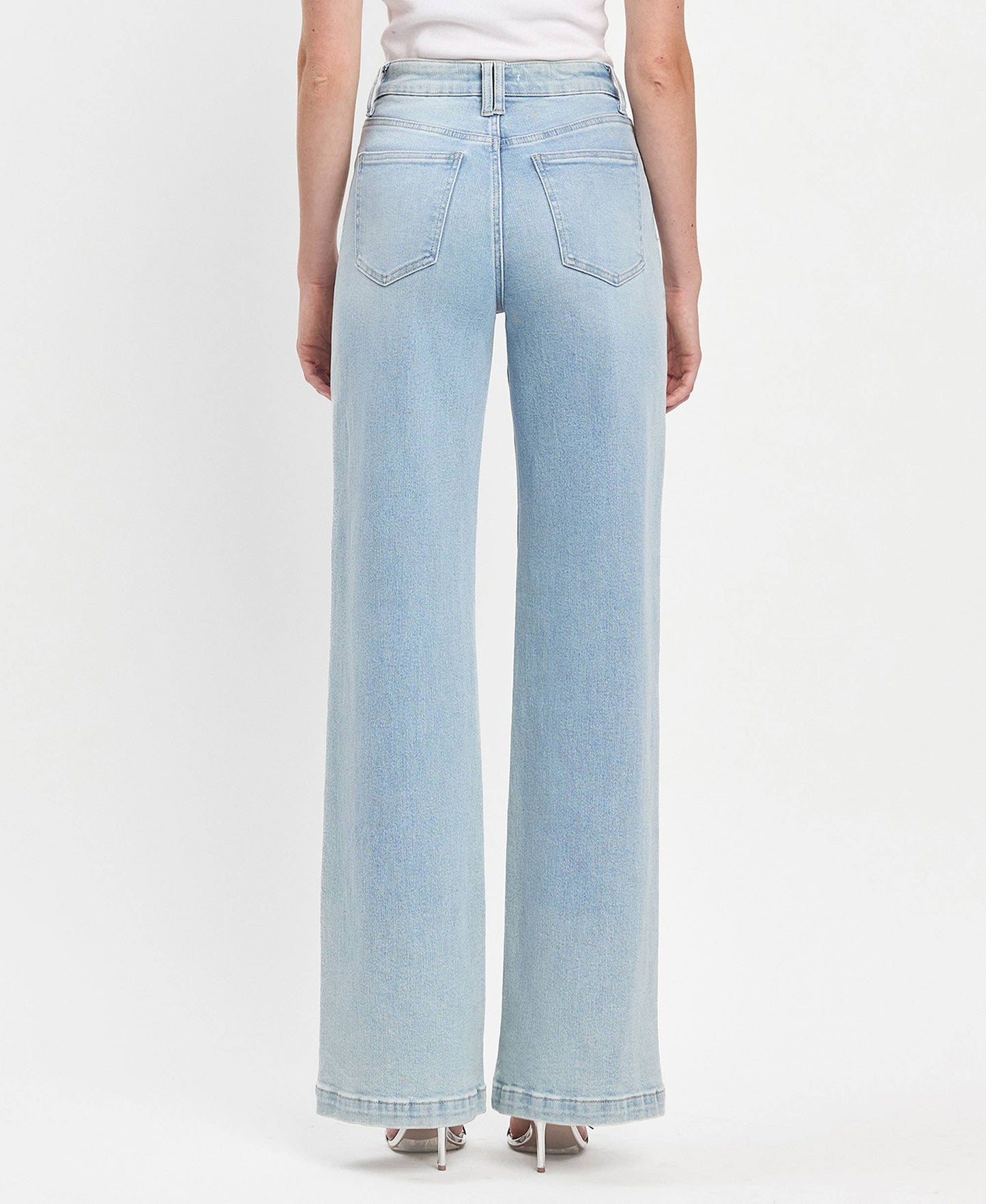 Full Length Wide Leg Jeans