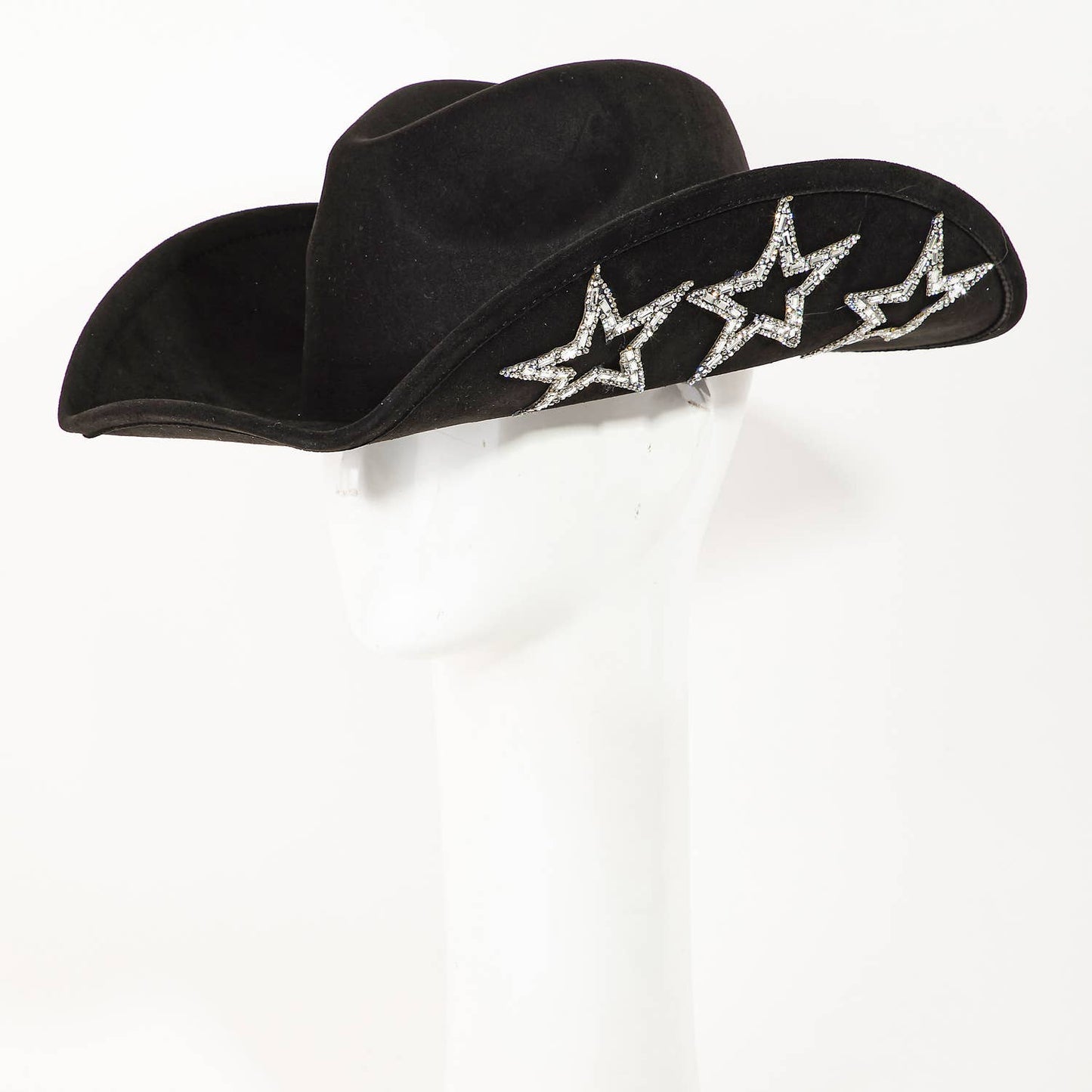 Studded Rhinestone Star Cowboy Hat