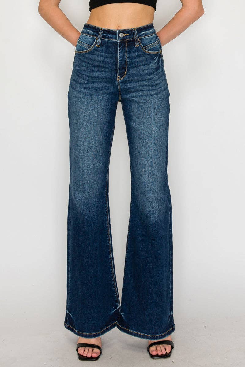 Tummy Control High Rise Flare Jeans