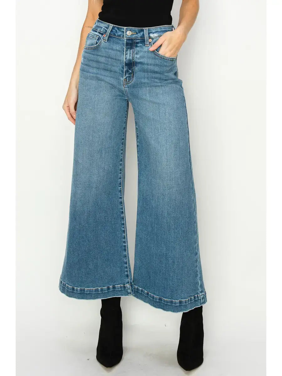HIGH RISE CROP PALAZZO JEANS: 1 (24)