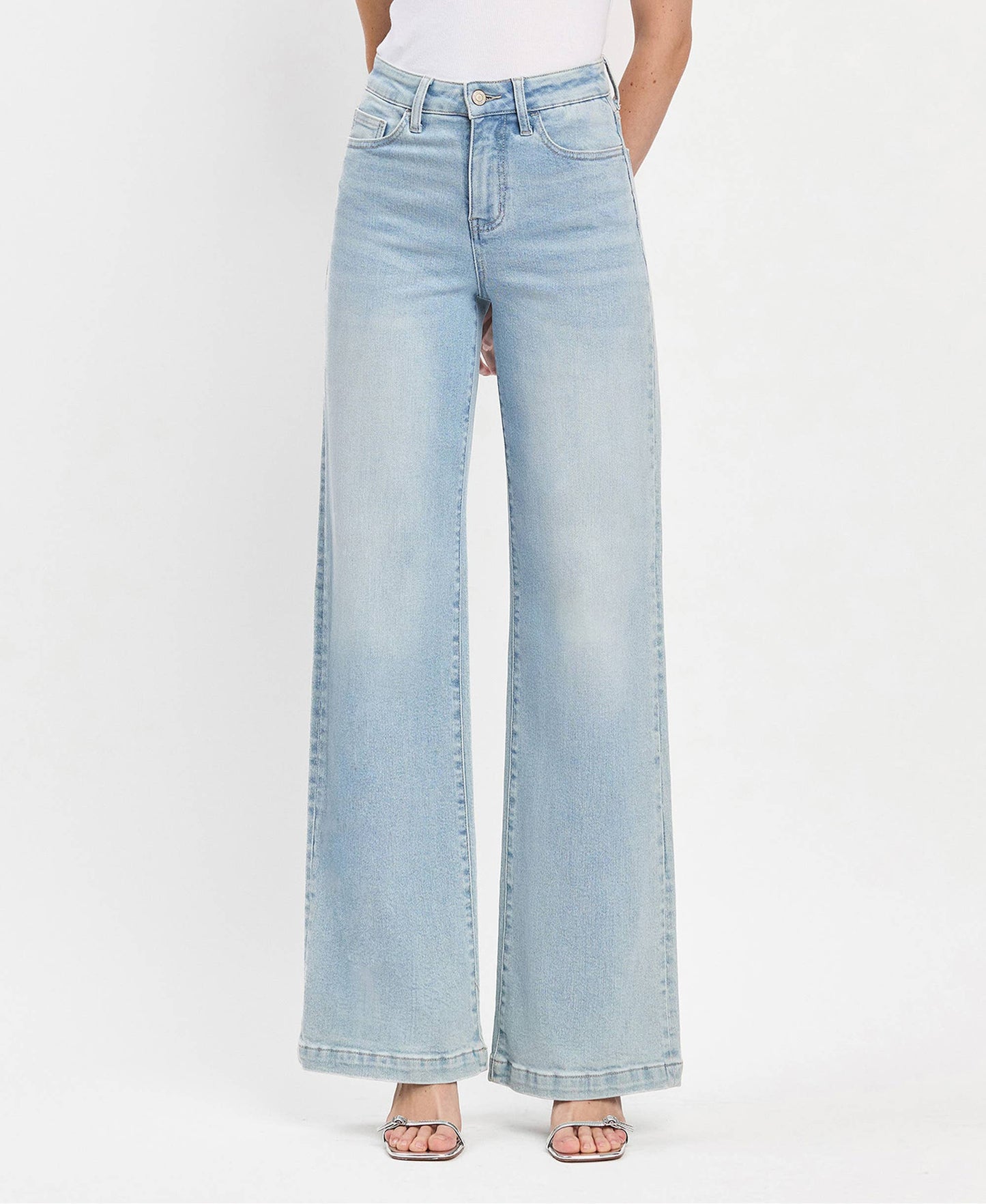 Full Length Wide Leg Jeans