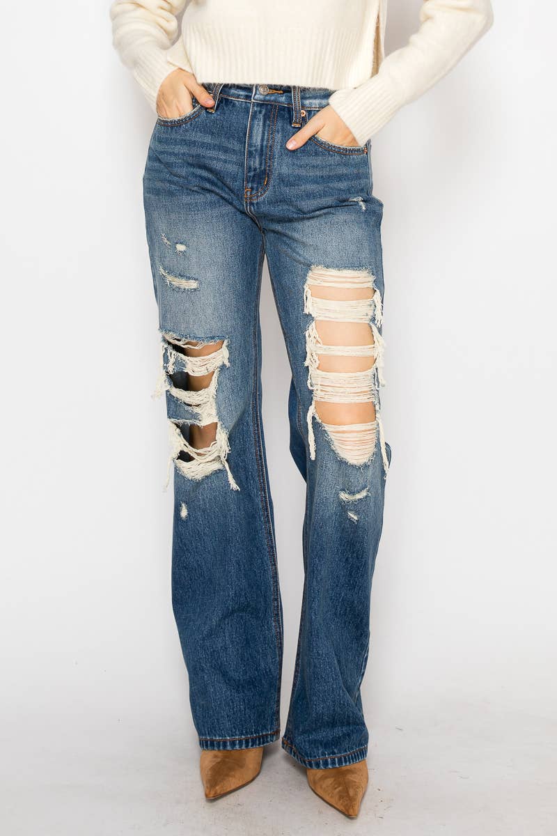 RELAXED FLARE JEANS