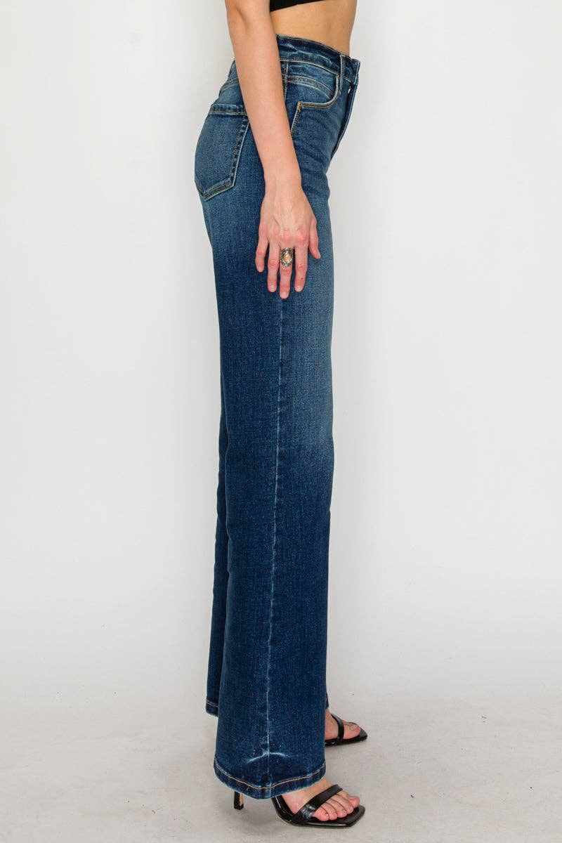 Tummy Control High Rise Flare Jeans
