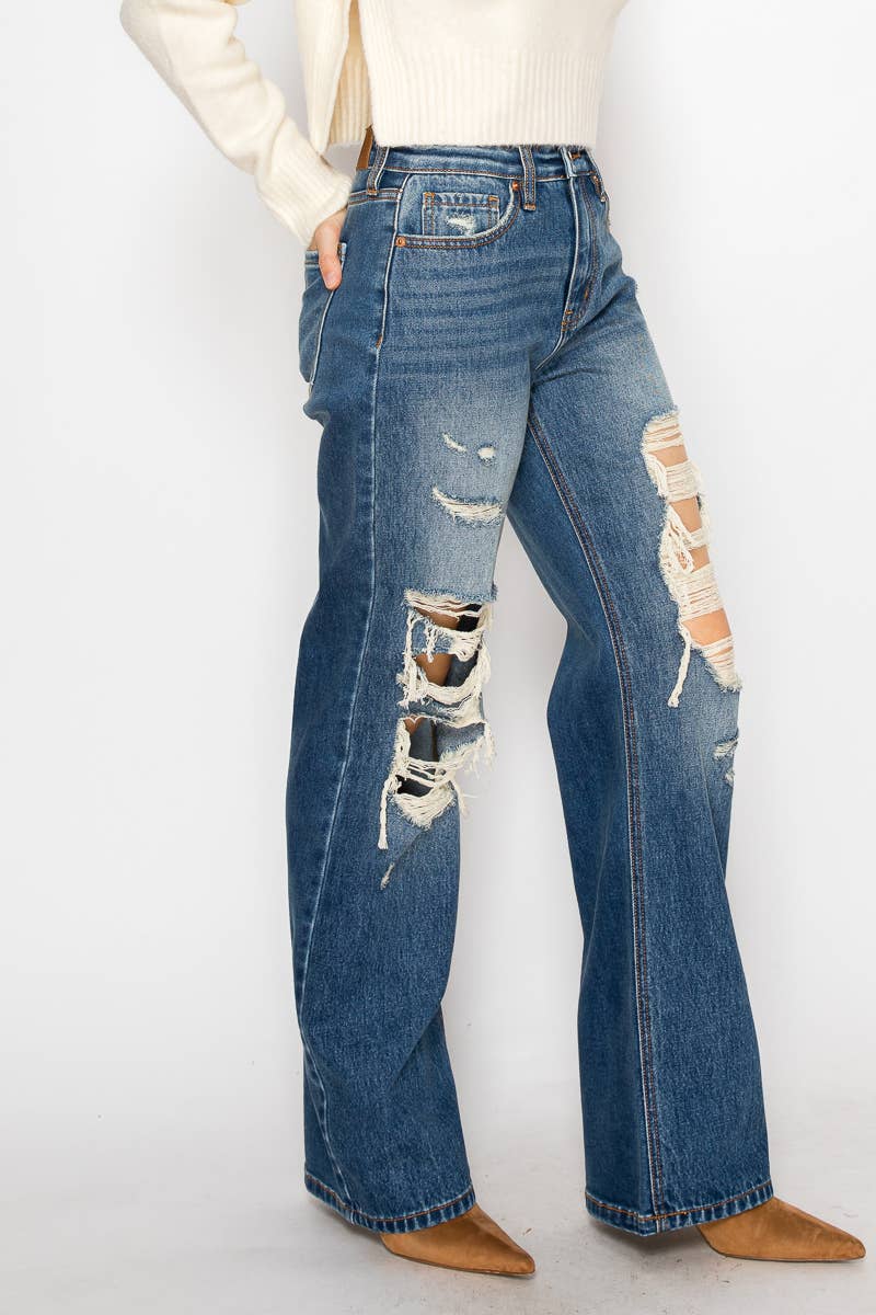 RELAXED FLARE JEANS