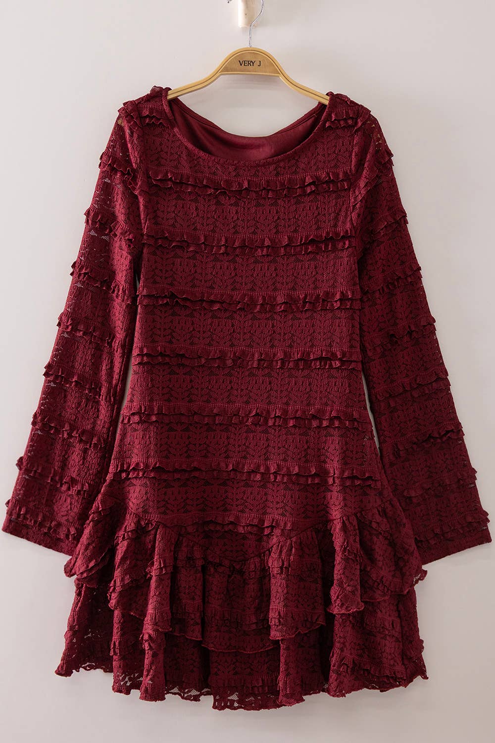 Lace Ruffle Dress