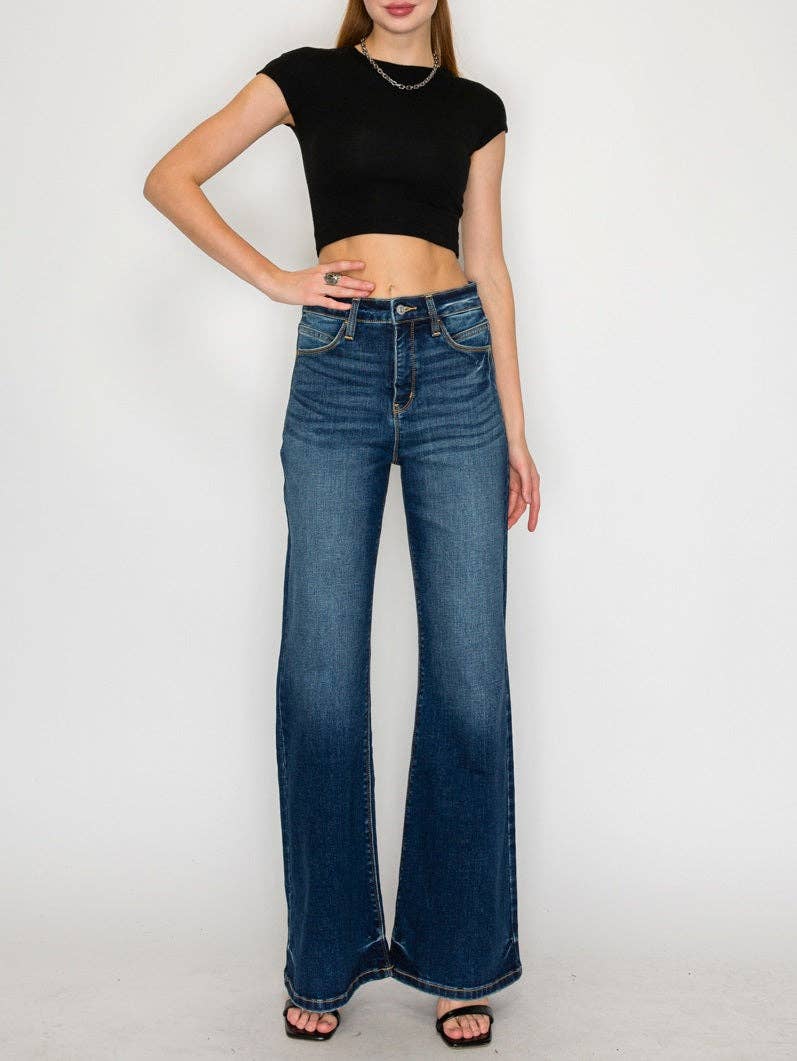 Tummy Control High Rise Flare Jeans