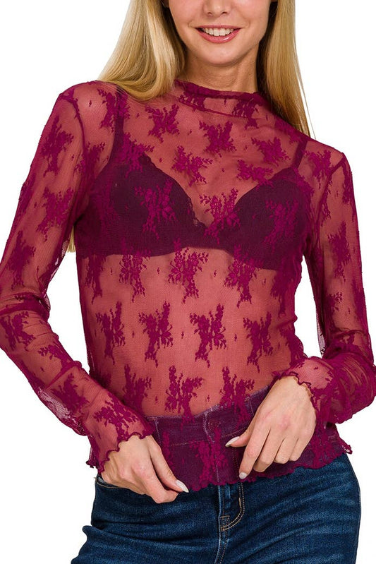 Lace Layering Top