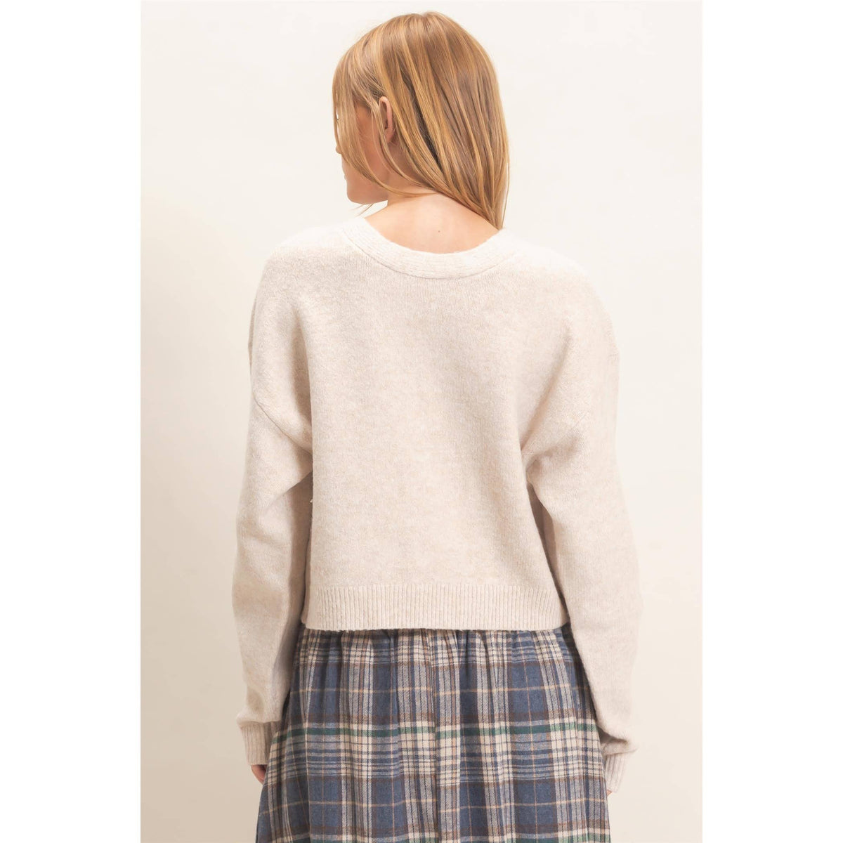Bow Tie Sweater Black