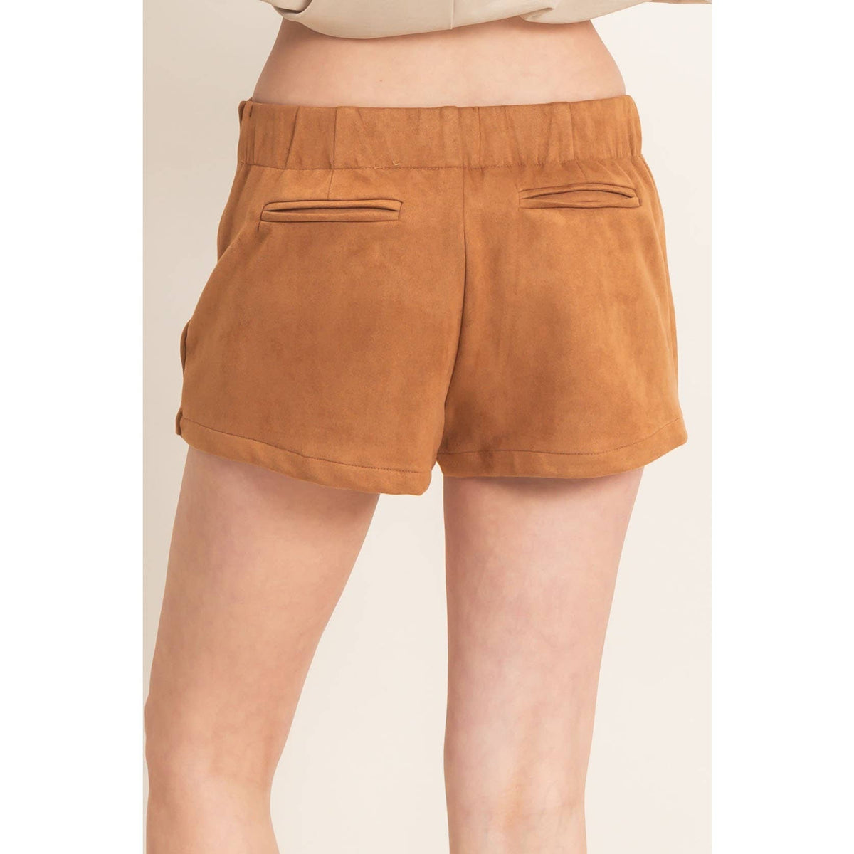 Suede Skort