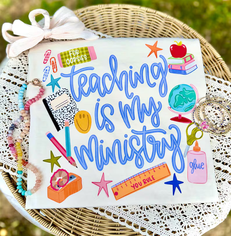 Teaching is my Ministry Graphic Tee Comfort Colors
