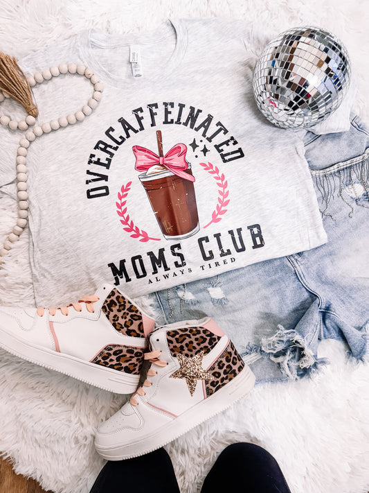 Overstimulated Moms Coffee Club Graphic Tee