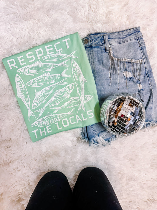 Respect the Locals Summer Beach Graphic Tee