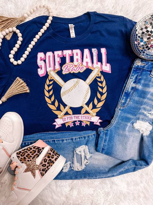 Softball Babe Graphic Tee