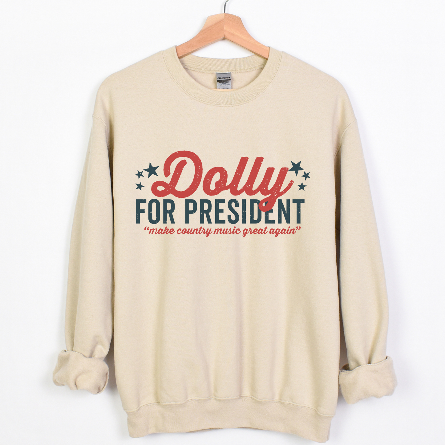 Dolly For President Graphic Crewneck
